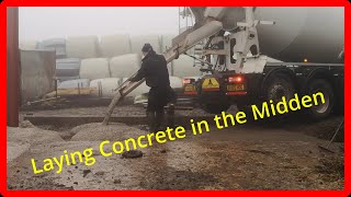 Finished Concreting the Midden [upl. by Sremmus]