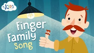 Finger Family Song  Children Song with Lyrics  Nursery Rhymes  Kids Academy [upl. by Isnyl357]