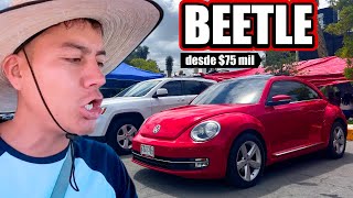 Especial Súper BEETLE ofertas desde 75 mil pesos en el Tianguis de Autos Pachuca 2024 [upl. by Noyad]