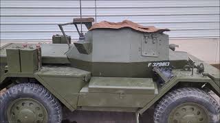 Daimler Dingo Mk III Scout Car close up with interior footage at Tiger Day Spring 2024 [upl. by Heiner]