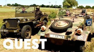 American Jeep Vs German Kubelwagen Truck FaceOff  Combat Dealers [upl. by Oinesra]