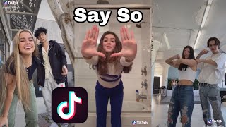 Say So Dance TikTok Compilation  Say So by Doja Cat [upl. by Glogau]