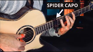 12th fret spider capo sounds like nothing Ive heard before [upl. by Ylrebmek]