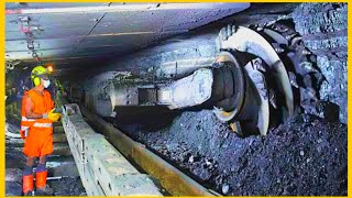 Underground coal mining  Extreme coal mining process [upl. by Treharne]