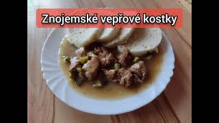 Znojemské vepřové kostky  rychlý recept na milované Znojmo s okurkou [upl. by Tiertza]