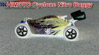 Himoto Syclone Nitro Buggy Jumping demonstration and Showcase [upl. by Alleras]