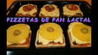 Pizzetas de pan lactal [upl. by Yssim442]