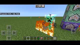 CREAR UN CREEPER ELECTRICO MINECRAFT BEDROCK [upl. by Shalna107]