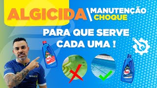 ALGICIDA CHOQUE X ALGICIDA COMUM QUAL A DIFERENÇA QUANDO USAR CADA UM [upl. by Eeldivad]