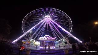 quotSKY WHEELquot  De Tilburgse Kermis The Netherlands 2017 [upl. by Yro]