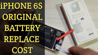 iphone 6s Original battery price 2022  how to replace iphone 6s Battery  battery draining fast [upl. by Maxama]