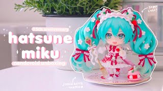 15th anniversary hatsune miku nendoroid 🍓  unboxing [upl. by Nett860]