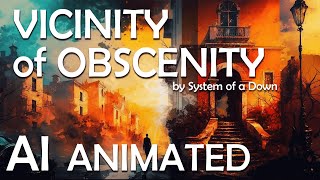 Vicinity Of Obscenity by System Of A Down  AI animated clip [upl. by Aivul736]