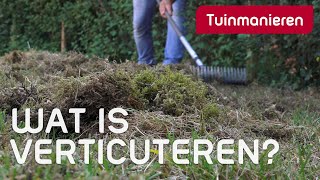 Wat is verticuteren  Gazon  Tuinmanieren [upl. by Haywood]