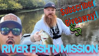 River Fish’N Mission Catch amp Win in My Subscriber Giveaway [upl. by Ennaj]