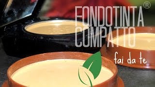 Come fare il Fondotinta Compatto Coprente e Mat fai da te Diy Compact foundation [upl. by Nnylirak]