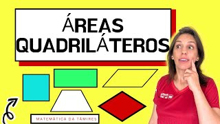 Aprenda Rápido Calcular Área de Quadriláteros [upl. by Shakti721]