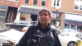 Cops Get Owned By Gun Slinger  ID Refusal  2nd Amendment Audit [upl. by Helbona553]