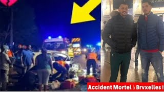 Vidéo  Accident Mortel du Chanteur Mohamed Bousmaha et Amine La Colombe à Bruxelles😱 [upl. by Jennee]