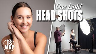 Easy One Light Headshots  Take and Make Great Photography with Gavin Hoey [upl. by Ardiedak560]