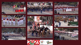 Marching Bands of the 2023 Pasadena Tournament of Roses Parade [upl. by Ailgna]