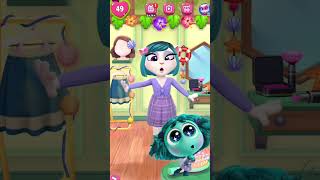 Envy🆚Wednesday My talking angela2 ❤ Inside Out 2 editshors [upl. by Htaek392]