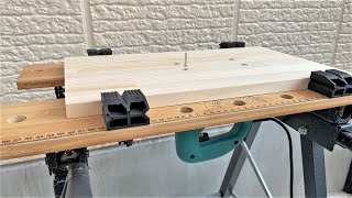 ワークベンチを使った簡単なジグソーテーブルの自作 Making a Jigsaw Table [upl. by Htebarual829]