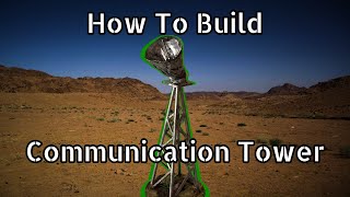 How To Build Communication TowerArray Terrain [upl. by Nnylarak]