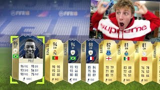 95 PELE amp 94 RONALDO IN THE MOST ICONIC FIFA 18 PACK OPENING [upl. by Yelloh]