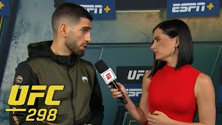 Ilia Topuria says Alexander Volkanovski won’t touch him at UFC 298  ESPN MMA [upl. by Rorie178]