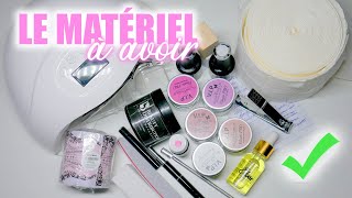 LE MATÉRIEL À AVOIR POUR DÉBUTER LES POSES DONGLES EN GEL 💅🏼 [upl. by Elleinet]