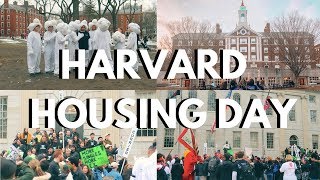 HARVARD HOUSING DAY 2019 vlog [upl. by Hnilym]