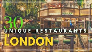 You HAVE TO visit these top restaurants in London  30 places to eat in London before you die [upl. by Narih]