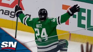 Roope Hintz Completes His Hat Trick With The Overtime Winner [upl. by Ailyt]