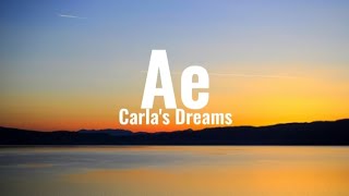 Carlas Dreams  Ae  Versuri [upl. by Fraase192]