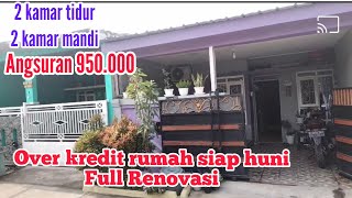 Over kredit Rumah full renovasiada kolam ikan Angsuran hanya 950k lingkungan nyaman asri  CCTV [upl. by Suk792]