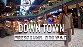 Down Town Kjøpesenter  Porsgrunn Norway  Shopping Mall Tour [upl. by Conlin]