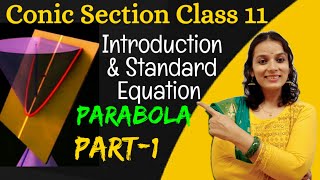 Conic Section Class 11  Parabola Part1 Derivation Standard Equation of Parabola  Maths is Easy [upl. by Salome536]