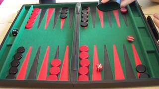 Backgammon for complete beginners Part 3  Basic moves [upl. by Anahsohs]