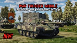 NEW Jagdpanther gameplay A decent German tank destroyer  War Thunder Mobile [upl. by Sicard660]