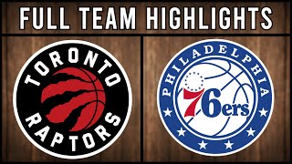 Toronto Raptors vs Philadelphia 76ers  Full Team Highlights  Oct 28 2023 [upl. by Endor]