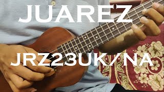 Juarez Ukulele JRZ23UKNA Concert Sound Quality [upl. by Rimahs]