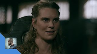 VIKINGS GUNNHILD SEES LAGERTHA BJORN AND RAGNAR SCENE S06E13 [upl. by Cann]