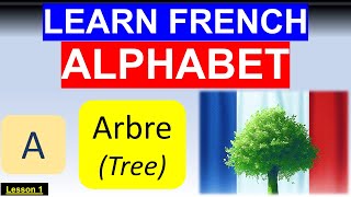 Learn The French Alphabet For Beginners with clear pronunciation and pictures  Lesson 1 [upl. by Wrdna488]