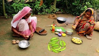 Bangali Kancha KOLAR KOFTA Recipe  Raw Banana Kofta Curry prepared by Grandmother Village Food [upl. by Erwin]