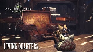 Monster Hunter World  Living Quarters Theme [upl. by Annwahs]