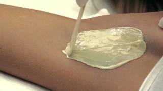 Armpit depilation with HOT FILM WAX quotItalwaxquot [upl. by Hteazile283]