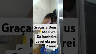 Não tenho mais banheiraDeus me libertou🙏mas tenho 2 banheiros pra limpar no apt lugar de bactérias [upl. by Ollehcram534]