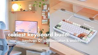 How I Built amp Fully Customized My Cozy Mechanical Keyboard [upl. by Akirrehs357]