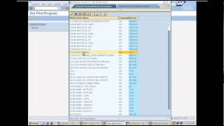 Creating our first report program in SAP  Day 4 [upl. by Ecirted268]
